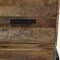 Homeroots 31" Brown And Black Distressed Solid Wood And Iron Two Drawer Filing Cabinet 489544 - alternate 2