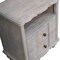 Homeroots 25" Brown Solid Wood Two Drawer Nightstand 719628 - alternate 2