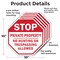 Signmission Stop Private Property No Hunting or, 10 inch X 10 inch, Aluminum Metal Signs, 5PK OC-A-5Pack-10-165 - alternate 2