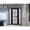 Vdomdoors Front Exterior Prehung FiberGlass Door Frosted Glass / Manux 8312 Matte Black / 2 Sidelight Exterio MANUX8312EXD-BLK-W12+36+12 x H80-RH - alternate 1