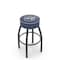 Holland Bar Stool Co 30" 4" Georgetown Cushion Seat, Blk Wrinkle Base Swivel Bar Stool L8B130Grgtwn - alternate 1