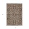 Homeroots 10' X 14' Brown Gray And Charcoal Oriental Washable Indoor Outdoor Area Rug 582121 - alternate 3