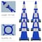Mr. Chain Traffic Cone, 28 in Height, Traffic Blue 6 PK 23278-6 - alternate 1