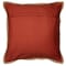 Homeroots Set of Two 20" Red Cotton And Jute Throw Pillows with Texture, 2PK 554566 - alternate 2