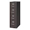 Hirsh 15 in W 4 Drawer Vertical File Cabinet, Medium Tone, Letter 24066 - alternate 2