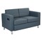Office Star Products Atlantic Loveseat, Blue ATL52-R105 - alternate 4