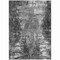 Homeroots 5' X 8' Gray Charcoal And Silver Abstract Washable Indoor Outdoor Area Rug 582921 - alternate 2