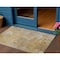 Homeroots 3' X 5' Beige Taupe And Ivory Abstract Washable Indoor Outdoor Area Rug 577637 - alternate 1