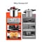 Vevor Pressure Cooker 6.3Qt Pressure Cooker Stainless Steel with Steaming Rack 22cm/6L - alternate 3