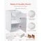 Vevor Shaker Base Cabinet 18" W x 24" D x 34.5" H Ready to Assemble with Drawer White KLCC-01 - alternate 3