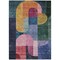 Homeroots 3' X 5' Green Copper And Pink Abstract Washable Indoor Outdoor Area Rug 604476 - alternate 4