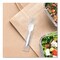 Solo Regal Mediumweight Cutlery, Individually Wrapped, Spork, Plastic, White, 1000PK MOW6-0007 - alternate 2