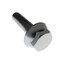 Zoro Select Not Graded, M10-1.50 Serrated Flange Bolt, Plain Stainless Steel, 40 mm L, 5 PK 31-MFH-10-40 - alternate 2