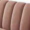 Homeroots 85" Blush Velvet Manufactured Wood Sofa 543934 - alternate 2