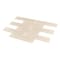 Apollo Tile Beige Gray 11.7 in x 11.7 in Glass, Resin Polished Floor and Wall Mosaic Tile 4.75 sqft/case, 5PK APLBDA882305 A - alternate 3