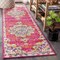 Jonathan Y Bohemian FLAIR Boho Vintage Medallion Pink/Cream 2 ft. x 8 ft. Runner Rug BMF104A-28 - alternate 1
