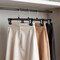Simple Deluxe Pants Hangers, Heavy Duty Skirt Hangers with Non-Slip Clips, 360 Deg Swivel Hooks, Black, 30PK HKHANGPANT30BLK - alternate 3