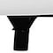 Homeroots 77in White and Black Italian Leather Power Reclining Loveseat 720502 - alternate 2