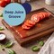 Happimess Hespera Handcrafted Acacia Wood Grain Reversible Cutting Board w/Juice Grooves and Built-In Handle,  CUT1004B-3SET - alternate 2