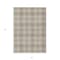 Homeroots 3' X 5' Beige Ivory And Green Plaid Washable Indoor Outdoor Area Rug 597075 - alternate 3