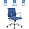 Leisuremod Benmar Modern Mesh Office Chair with Ergonomic Swivel Task Chair & Arms BO19BUM - alternate 2