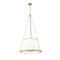 Z-Lite Madeline 6 Light Pendant, Modern Gold/White, 24 In W x 44.75 In H 1954P24-MGLD - alternate 3