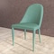 Leisuremod Seville Modern Leather Dining Side Chair with Iron Legs in Green SC48G - alternate 4