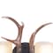 Vaxcel Yoho 2 Light Bronze Rustic Antler Bathroom Vanity Fixture W0033 - alternate 2