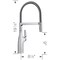 Blanco Rivana Semi-Pro 1.5 gpm, Chrome 442675 - alternate 3