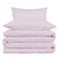 Homeroots Lilac King Cotton Blend 1000 Thread Count Washable Duvet Cover Set 528120 - alternate 2