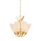 Hudson Valley Lighting Forest Glen 6 Light Chandelier in Vintage Gold Leaf Finish 9526-VGL - alternate 1