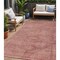 Homeroots 5' X 8' Terra Cotta And Salmon Aztec Washable Indoor Outdoor Area Rug 615579 - alternate 1