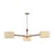 Troy Lighting Mailo 49.75in wide 3 Light Chandelier in Patina Brass F5650-PBR - alternate 1