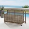 Crosley Ridley Wicker Outdoor Storage Pool Caddy CO7308BR-GY - alternate 2