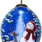 Homeroots Starry Heaven and Snowman Hand Painted Mouth Blown Glass Ornament 477511 - alternate 3
