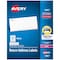 Avery Return Address Labels, Sure Fee, PK20000, 1/2" Label W, 80 Labels per Sheet White 5967 - alternate 1