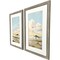 Homeroots Set Of Two Land and Sea Brown Framed Wall Art, 2PK 653903 - alternate 1