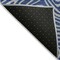 Homeroots 5' X 8' Navy Blue And Gray Abstract Washable Indoor Outdoor Area Rug 599821 - alternate 2