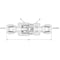Hoke 6200 Series Ball Check Valves - 1/4in MNPT x  1/4in MNPT, 6000 PSI, -20 Deg. To 350 Deg.F 6233M4Y - alternate 3
