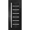 Sartodoors Sliding French Pocket Door 36x80 inches with Black Solid Core Modern Interior QUADRO4088PD-BLK-36 - alternate 1