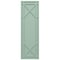 Ekena Millwork True Fit PVC Bungalow Fixed Mount Shutters, Seaglass, 18W x 32H, PR TFP001BG18X032SG - alternate 2