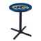 Holland Bar Stool Co 42" Blk Wrinkle Kent State Pub Table, 36" dia. Top L211B4236KentSt - alternate 1