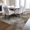 Homeroots 5' X 8' Taupe Beige And Brown Abstract Washable Indoor Outdoor Area Rug 577632 - alternate 2