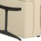 Homeroots Beige Italian Leather Modular L Shaped Six Piece Corner Sectional With Console 534847 - alternate 2
