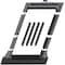 Factory 2 U Skylights High-Profile Tile Roof Flashing Kit for Deck Mount Skylight (21"x54 7/16"), (21''x70 1/4'') 805429 - alternate 1