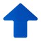 Brady ToughStripe Max Floor Marking Arrow 2 in W x 5 in H Blue, 20PK 177137 - alternate 1