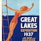 Homeroots 12" X 18" Great Lakes 1937 Vintage Travel Poster Wall Art 394294 - alternate 2
