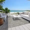 Homeroots 5' X 8' Gray Beige And Black Geometric Washable Indoor Outdoor Area Rug 577560 - alternate 2