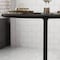Flash Furniture Lars 30 in Round Wood Cocktail Table with 30 in and 42 in Columns, Black XA-30-COTA-BK-GG - alternate 3