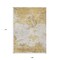 Homeroots 9' X 12' Gold Brown And Beige Abstract Washable Indoor Outdoor Area Rug 599494 - alternate 2
